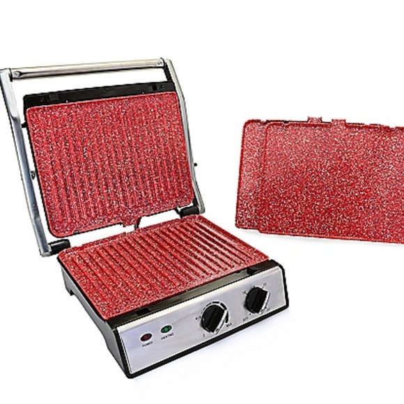 1500W GranIT Ceramic Nonstick 5-in-1 Contact Grill & Griddle ( New with box)